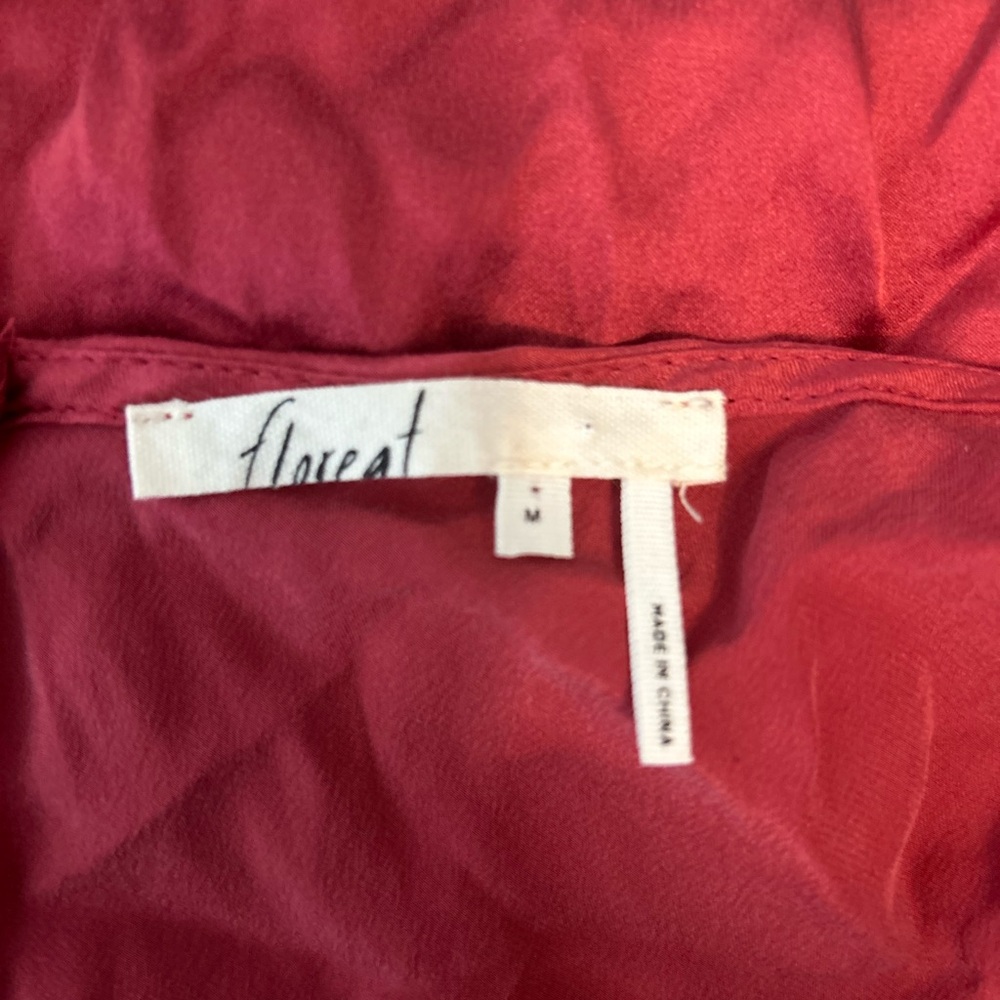 Floreat Silk Adjustable Spaghetti Strap Cami M - image 4